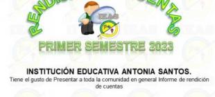 Informe Rendición de cuentas Primer semestre 2023